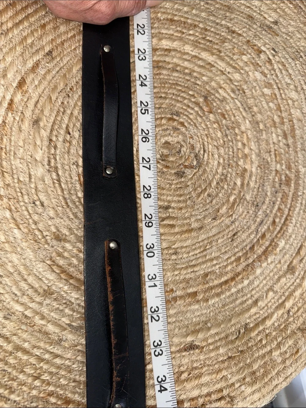Harley-Davidson Black Top Grain Leather Belt Silver Buckle Made in USA Bikercore